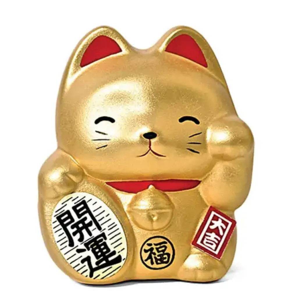 Feng Shui Fortune Cat Bank - Gold^MIYA Company New