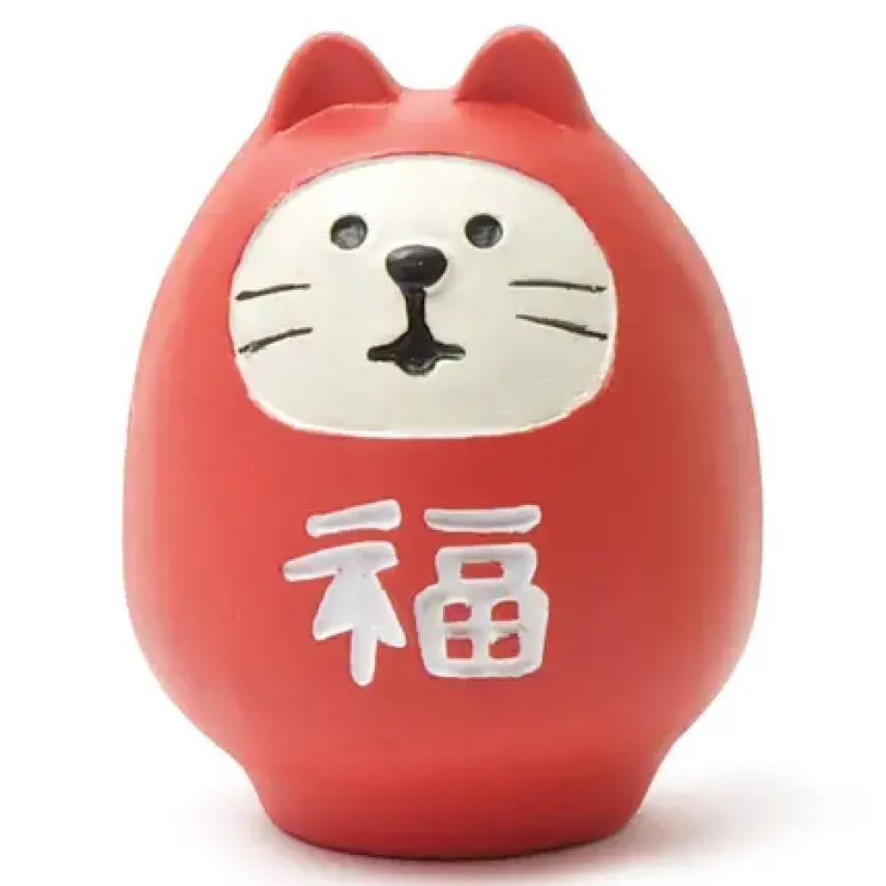 Figurine Cat Daruma^MIYA Company Sale