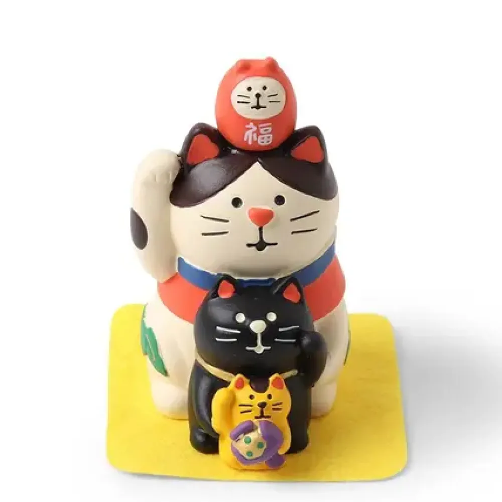 Figurine Fortune Cat Stack^MIYA Company Sale