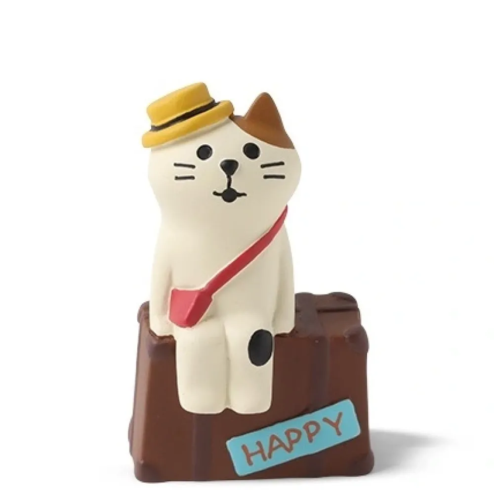 Figurine Traveling Cat^MIYA Company Clearance