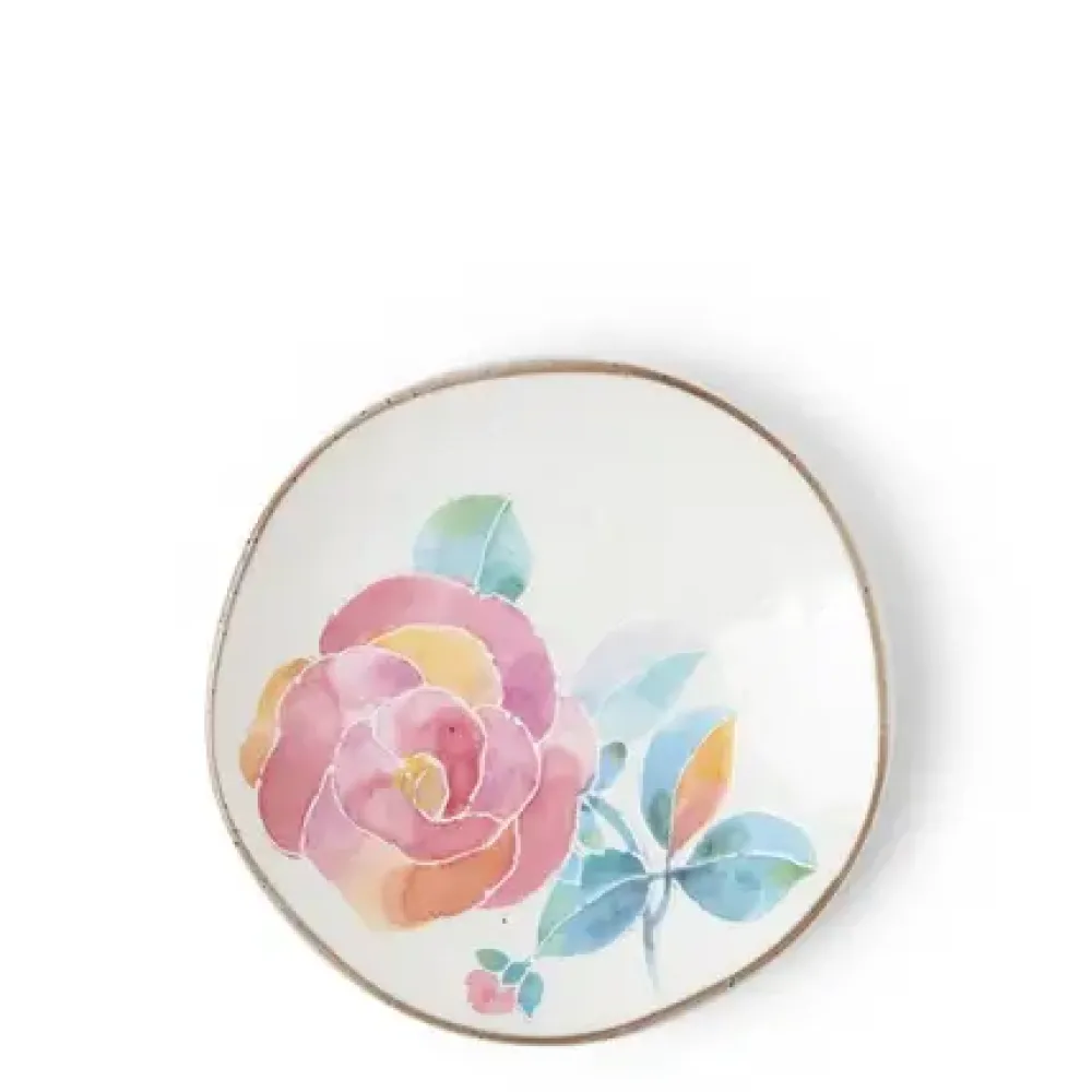 Floral Mini Plate Pink Rose^MIYA Company Best