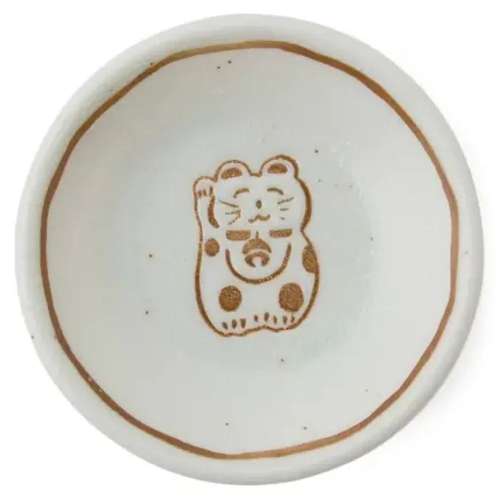 Fortune Cat 3" Sauce Dish^MIYA Company Sale