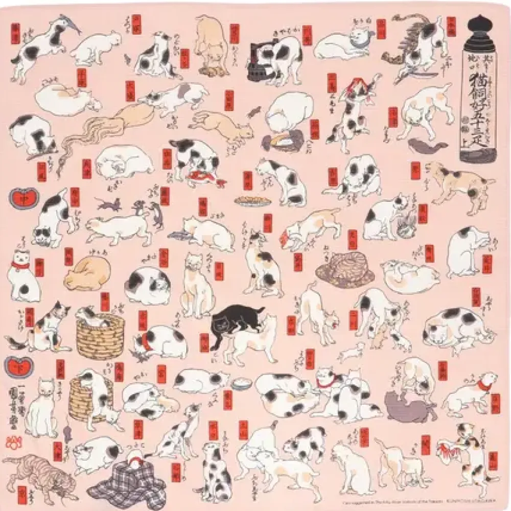 Furoshiki Cats Kuniyoshi^MIYA Company Best Sale