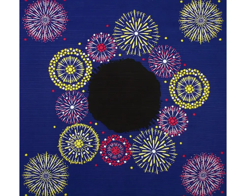 Furoshiki Fireworks 20" Sq.^MIYA Company Sale