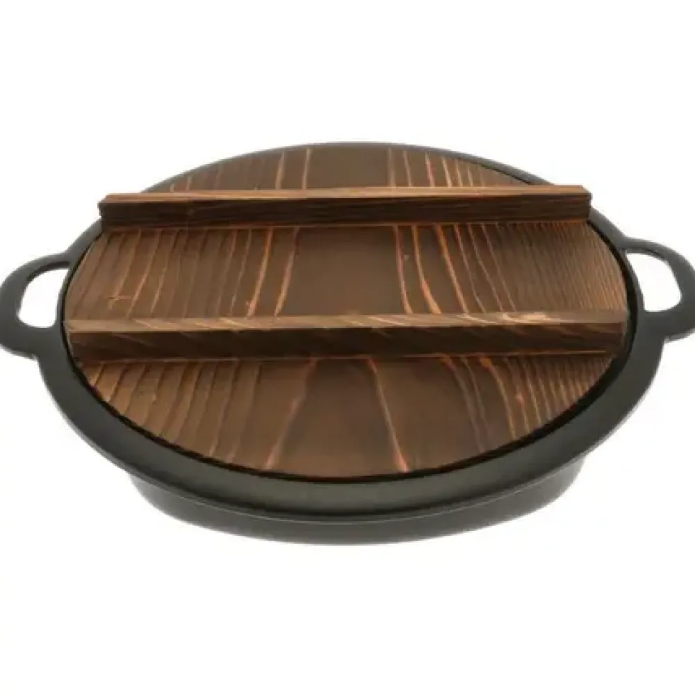 Gyoza Pan Cast Iron With Lid^MIYA Company Online