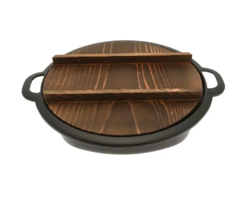 Gyoza Pan Cast Iron With Lid^MIYA Company Online