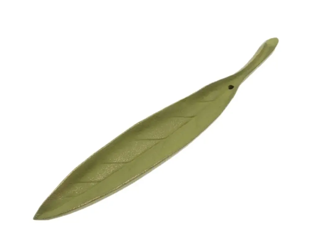 Incense Holder Gold/Spring Grass Leaf^MIYA Company New