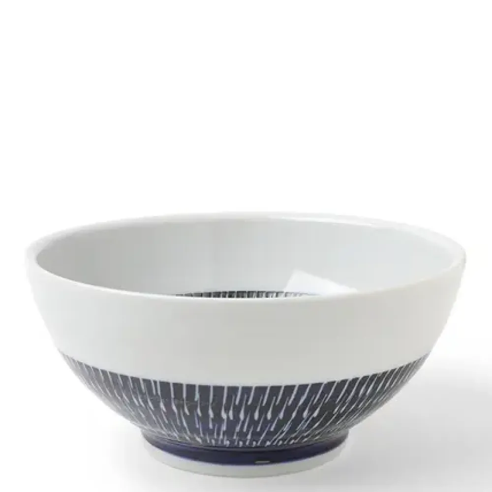 Indigo Tobi Kanna Bowl 7-1/4"^MIYA Company Clearance