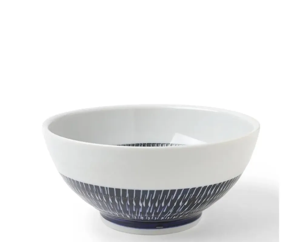 Indigo Tobi Kanna Bowl 7-1/4"^MIYA Company Clearance