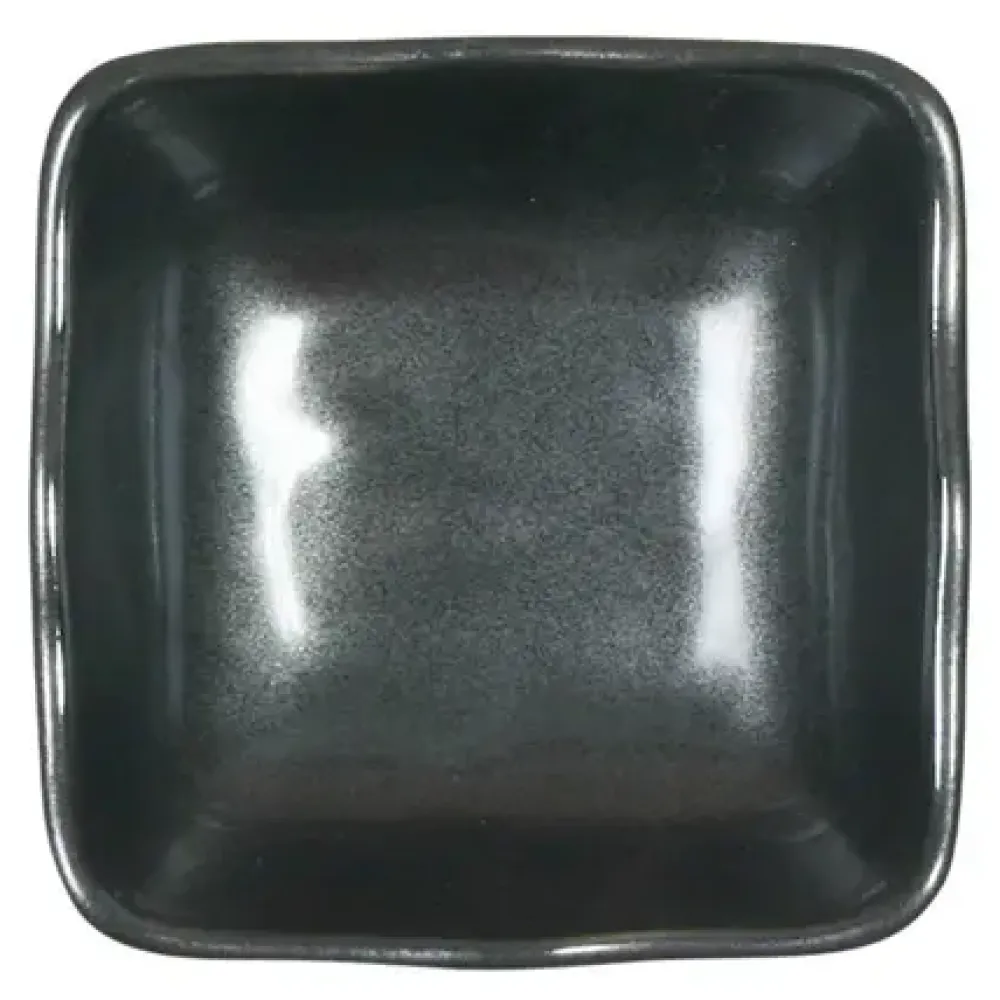 Iron Glaze 3.25" Sq. Dish^MIYA Company Cheap