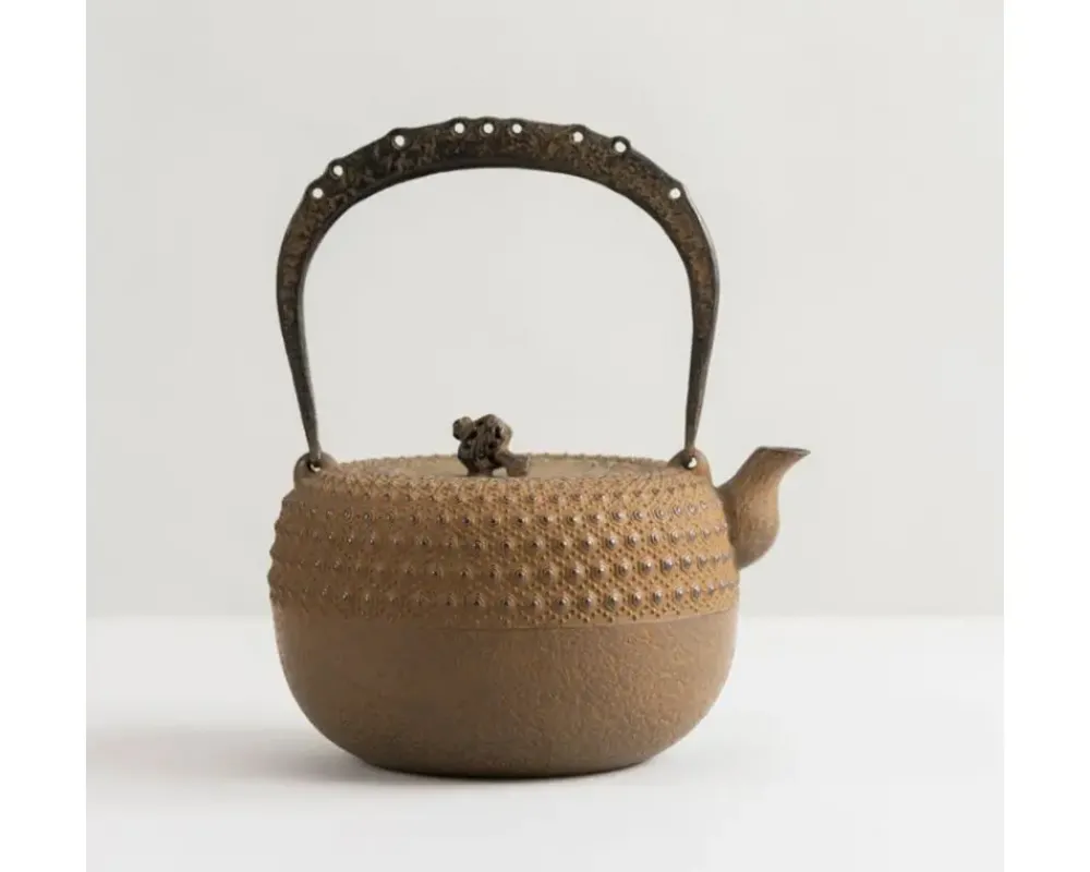 Iwachu Kettle Tetsubin Gravel Turtleshell Brown^MIYA Company Sale