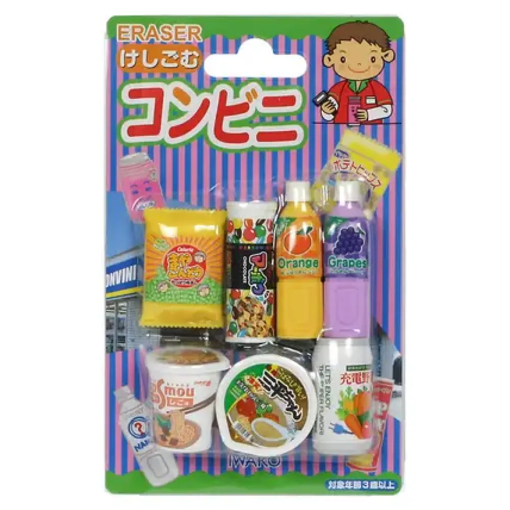 Iwako Convenience Store Eraser Pack At Miya^MIYA Company New