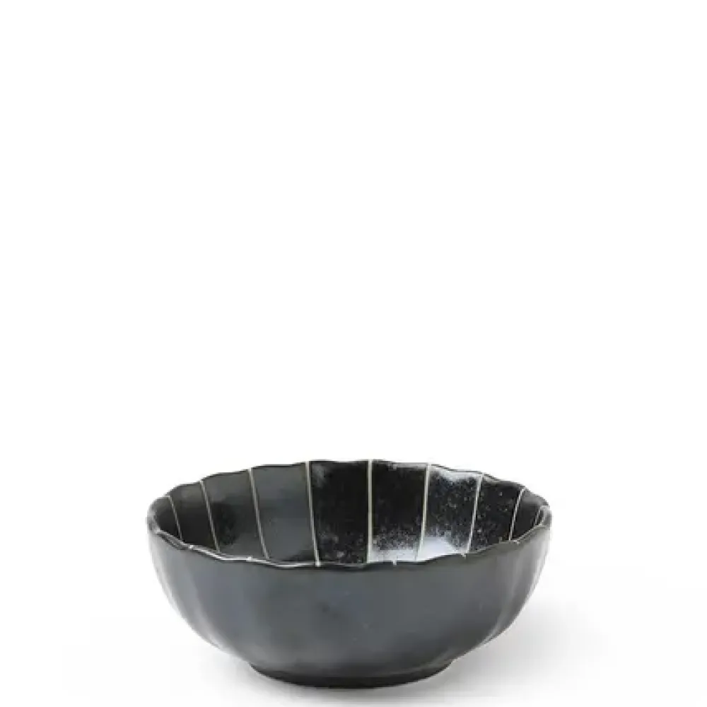 Kasa Lines Black 4" Bowl^MIYA Company Best Sale