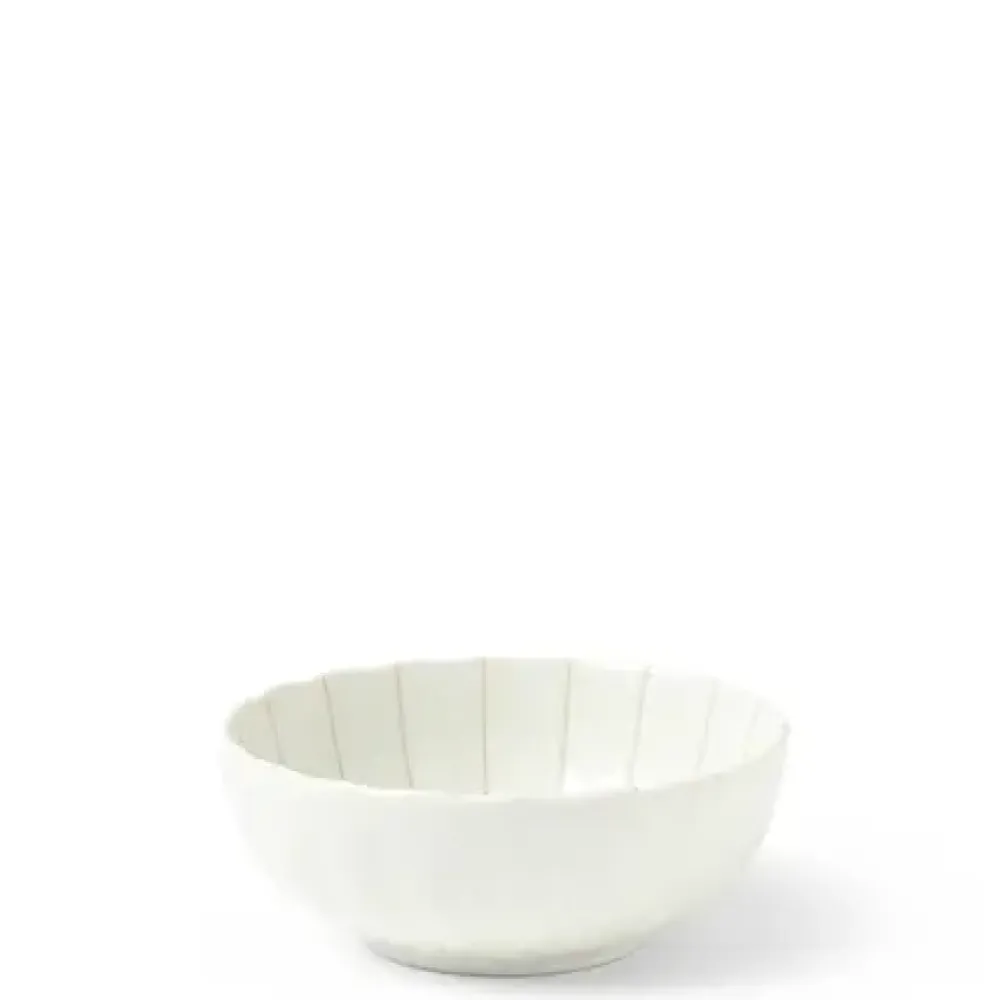 Kasa Lines White 4" Bowl^MIYA Company New