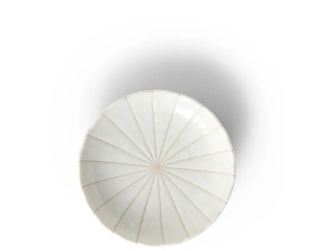 Kasa Lines White 4.75" Plate^MIYA Company Clearance