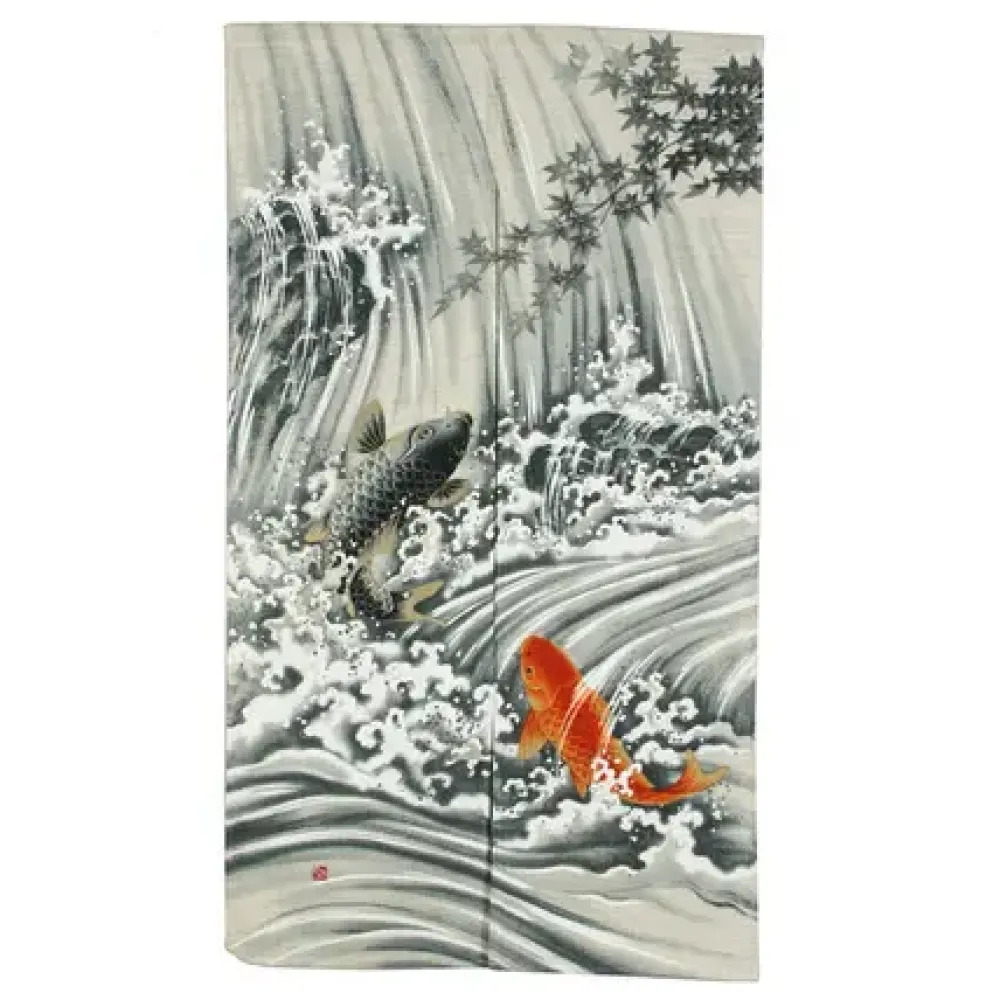 Koi Waterfall Noren^MIYA Company Outlet