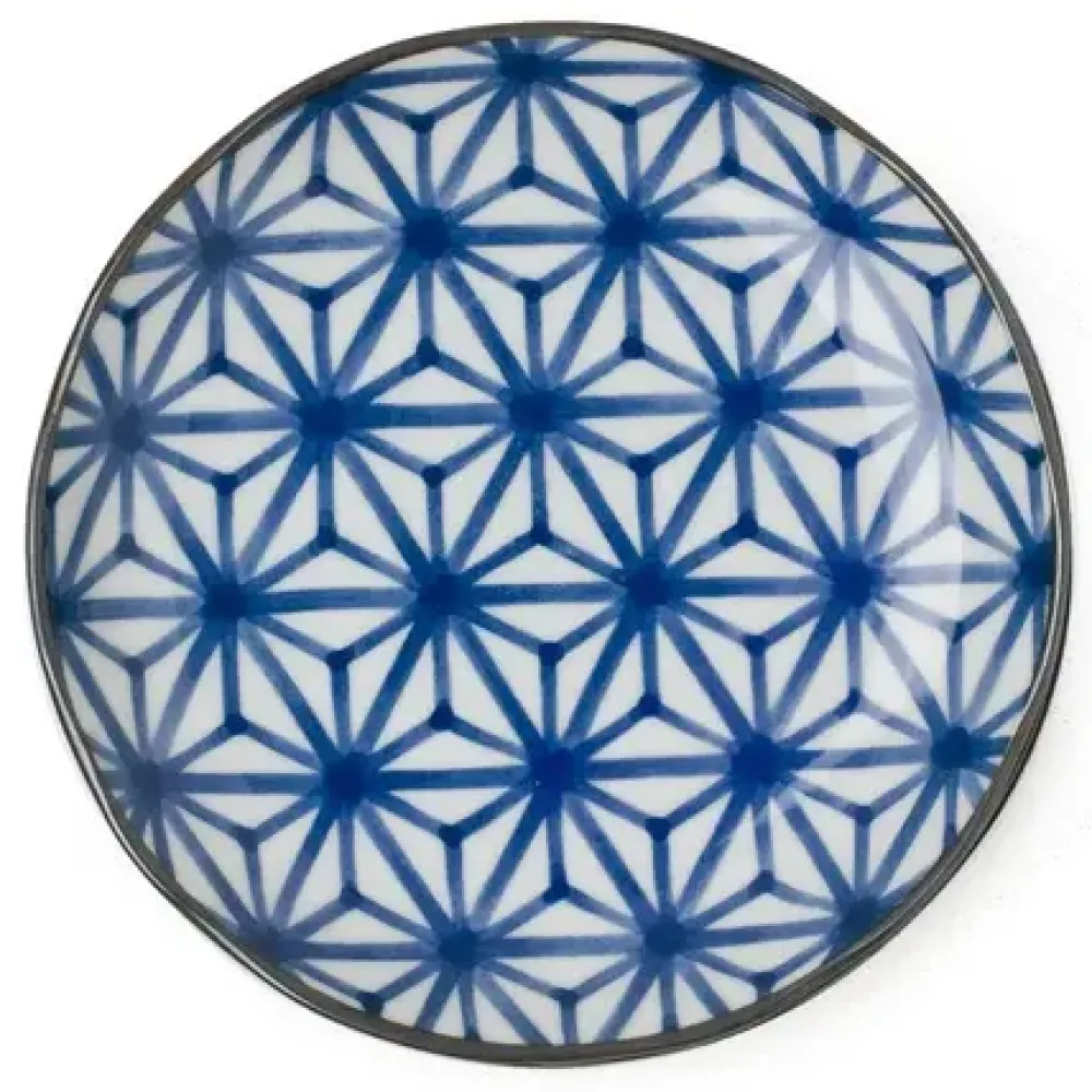 Monyou 6.5" Asanoha Plate^MIYA Company Cheap