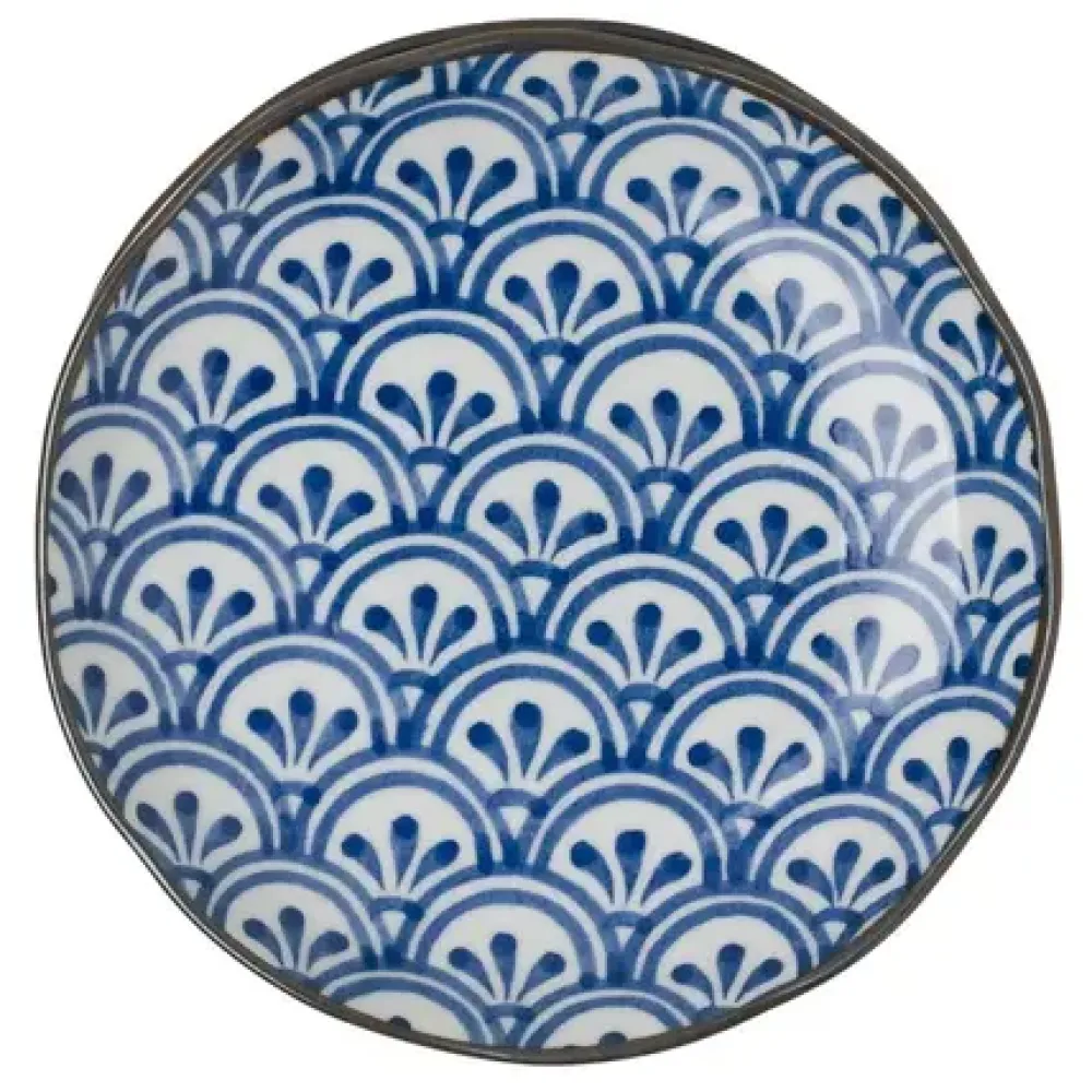 Monyou 6.5" Hana Seigaiha Plate^MIYA Company Best Sale