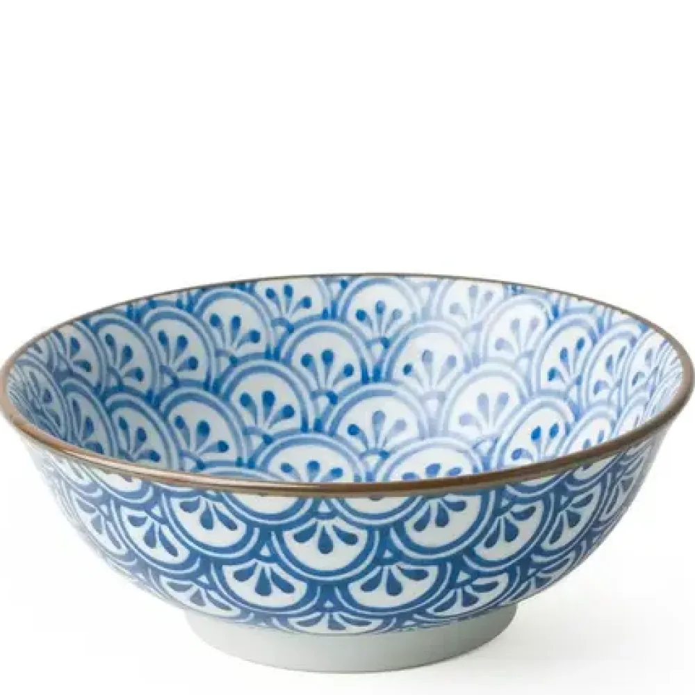 Monyou 7.5" Hana-Seigaiha Bowl^MIYA Company Sale