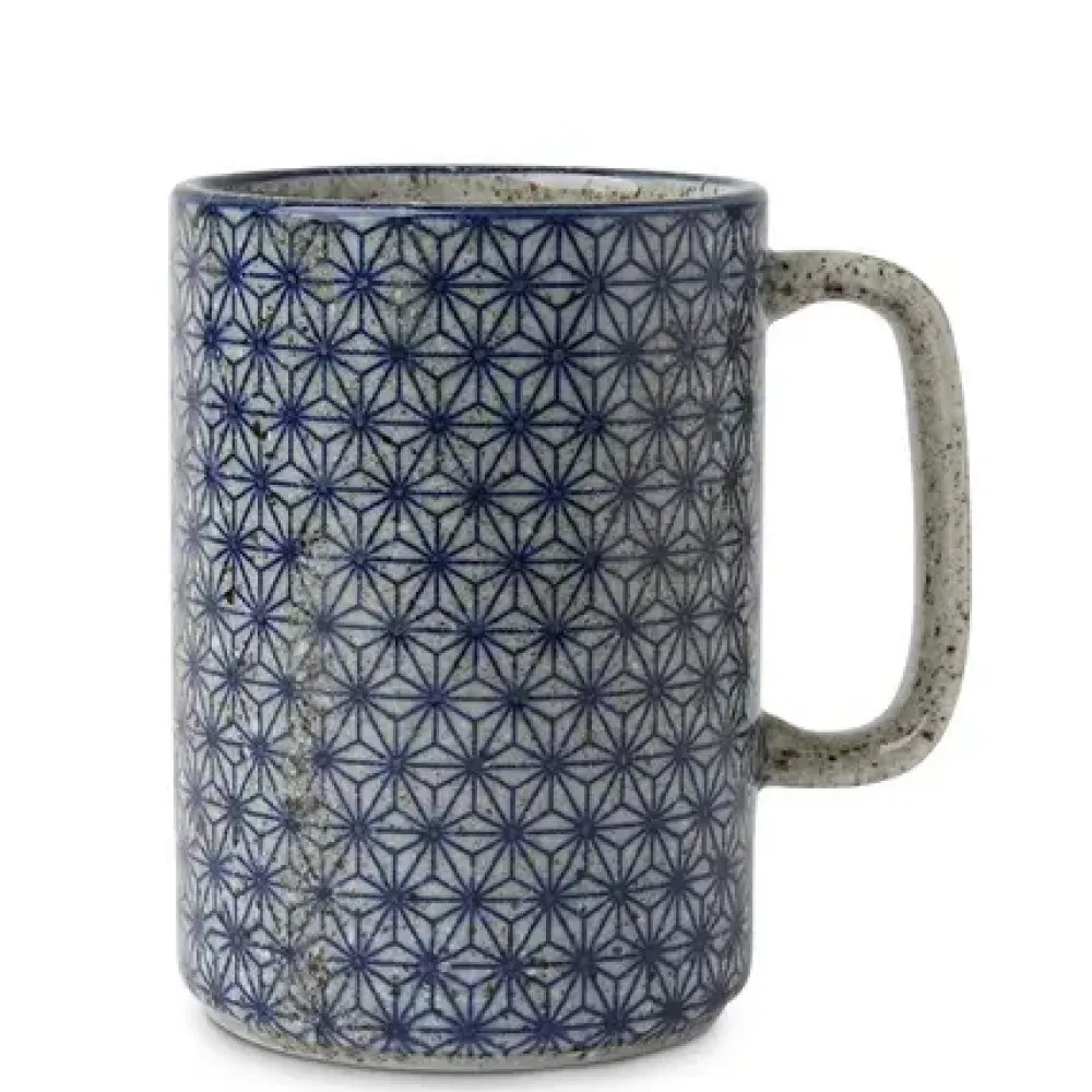 Mug Blue Asanoha 16 Oz.^MIYA Company Outlet