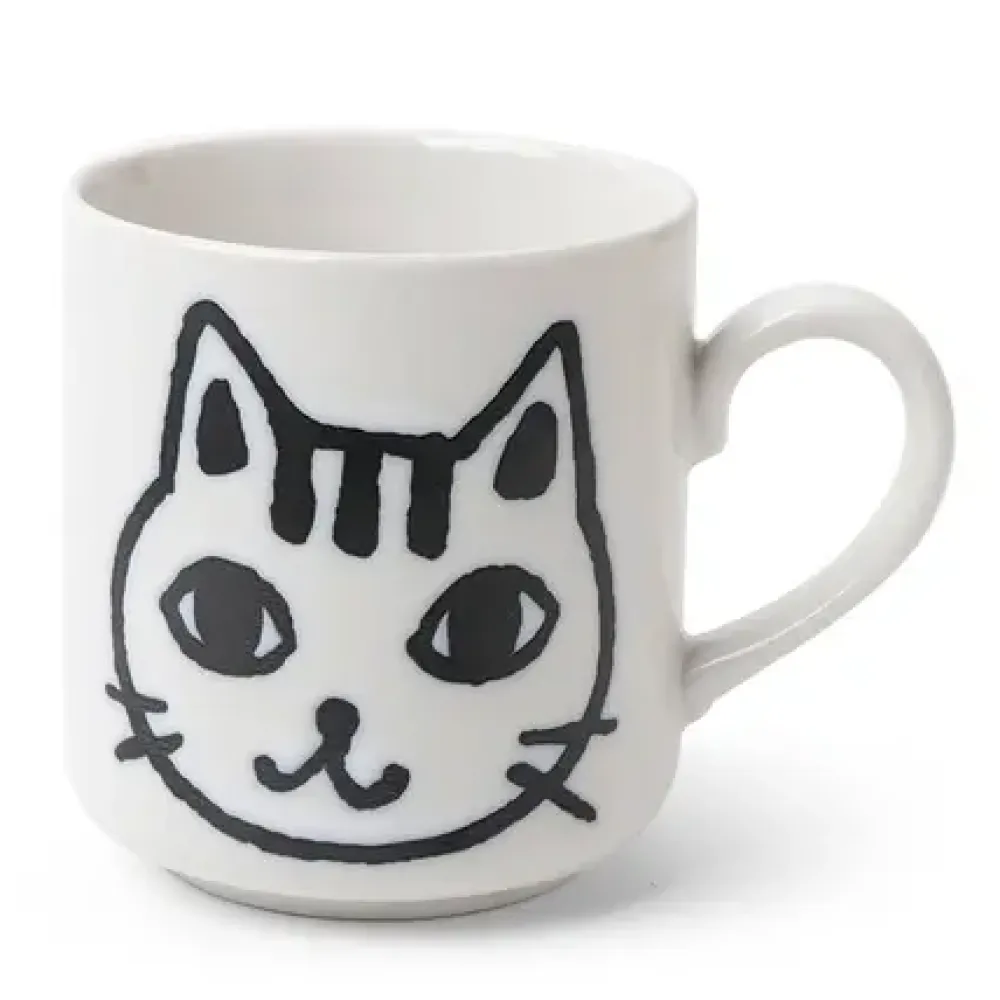 Mug Cat Face Sketch^MIYA Company Cheap