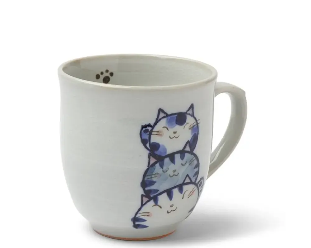 Mug Cat Trio Blue^MIYA Company Flash Sale