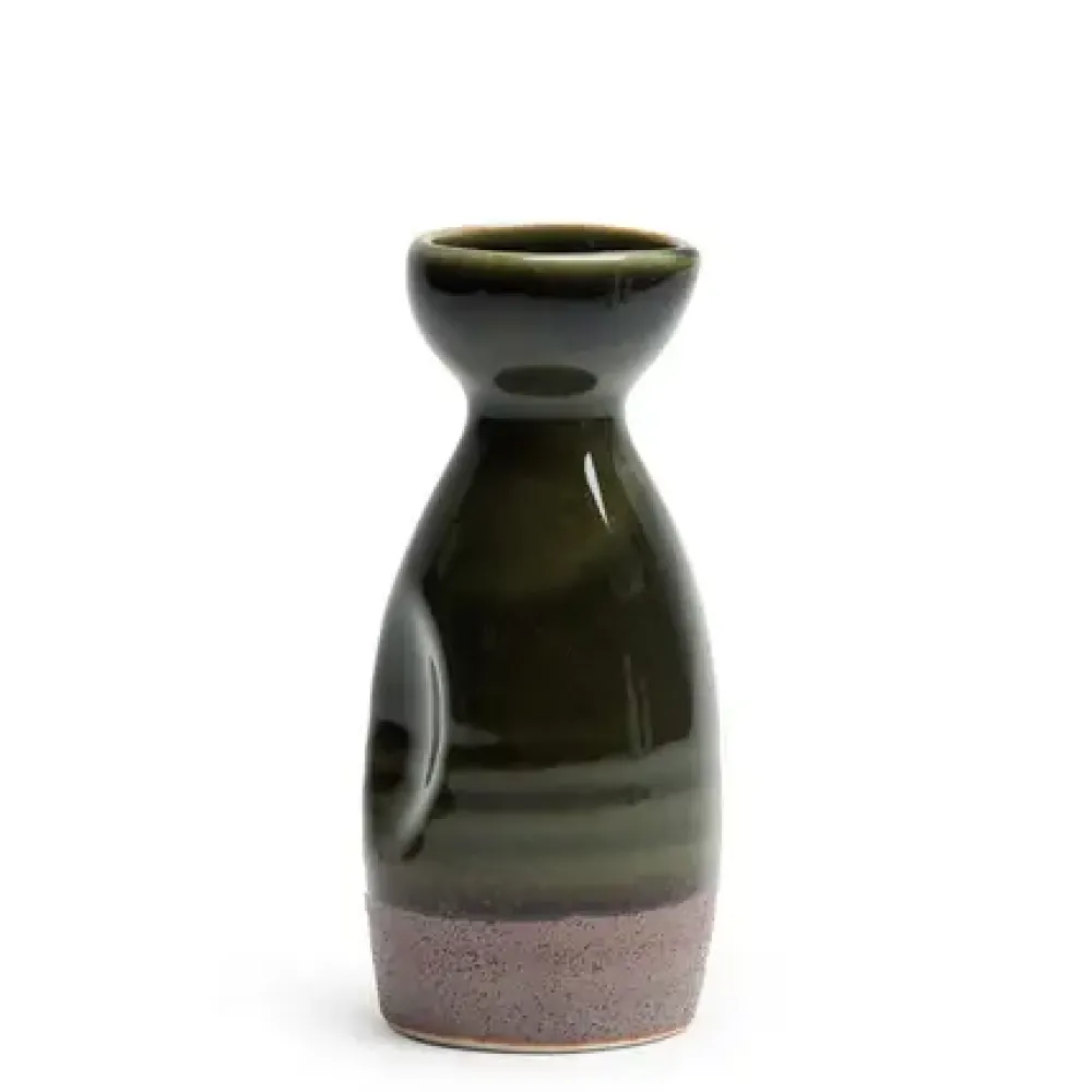 Oribe Green 5 Oz. Sake Bottle^MIYA Company Outlet