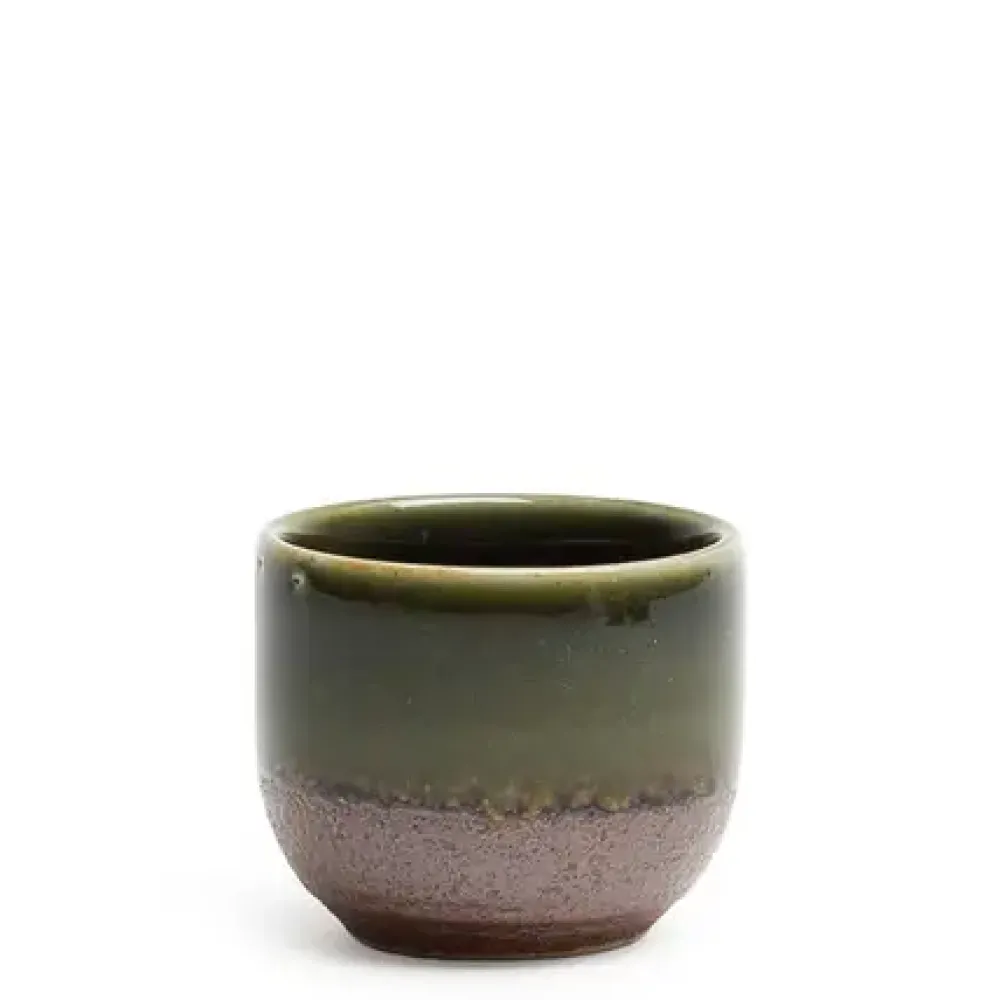 Oribe Green 1.2 Oz. Sake Cup^MIYA Company Cheap