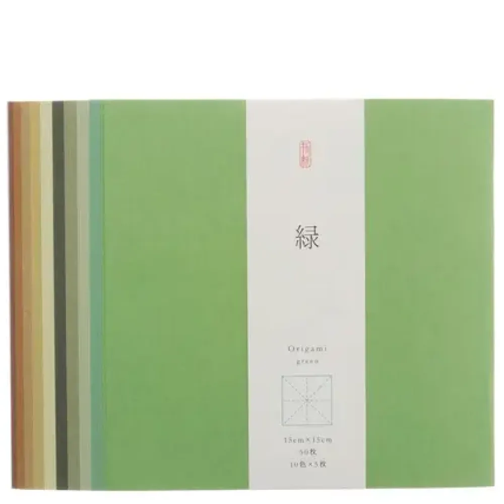 Origami Paper Washi 10-Shades Of Green^MIYA Company Best Sale