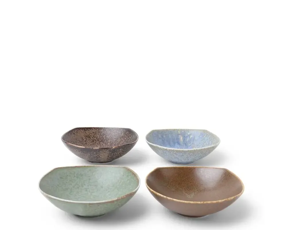 Pacific Forest Matte Sauce Dish Set 4-1/4"^MIYA Company Flash Sale