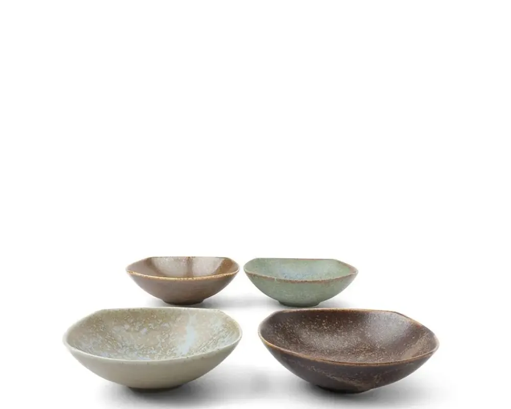 Pacific Forest Matte Sauce Dish Set 4-1/4"^MIYA Company Flash Sale