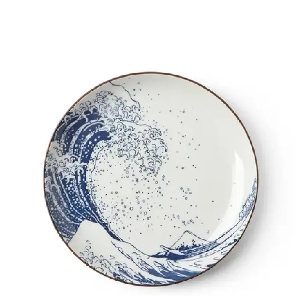 Plate The Great Wave 7-1/8"^MIYA Company Hot