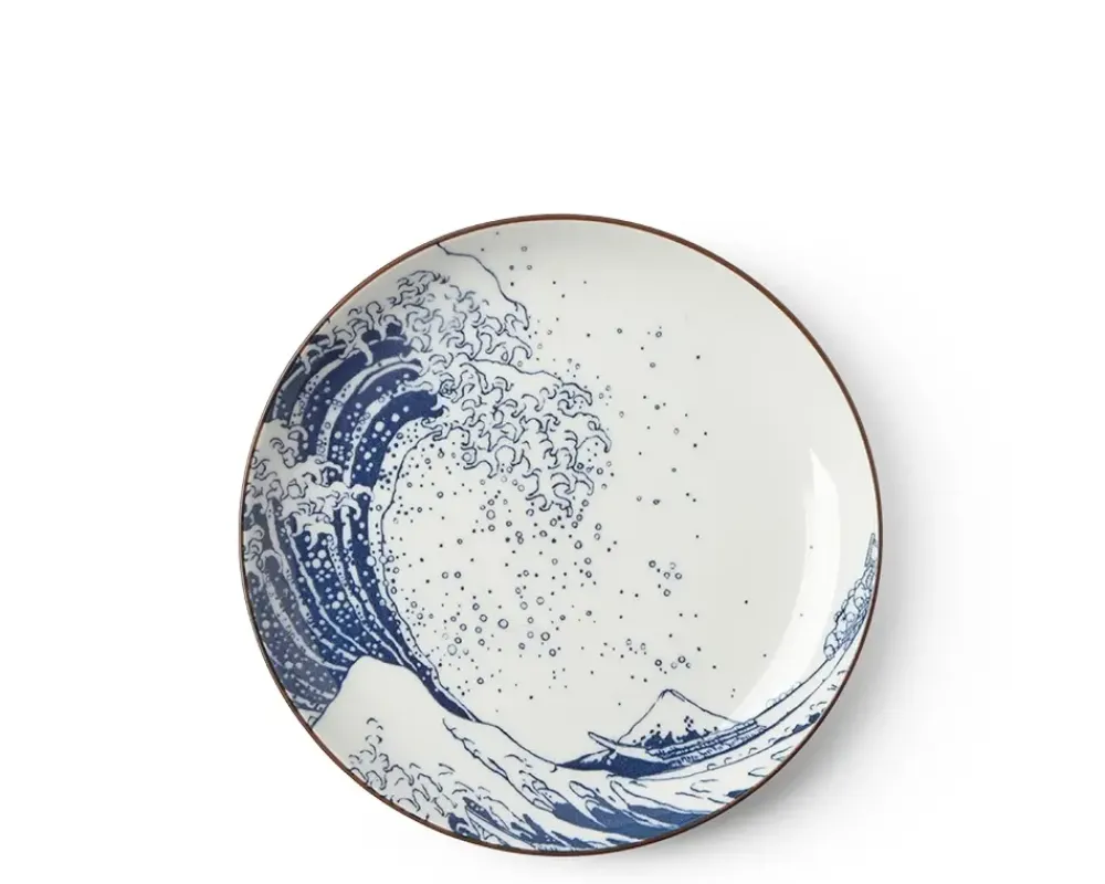 Plate The Great Wave 7-1/8"^MIYA Company Hot