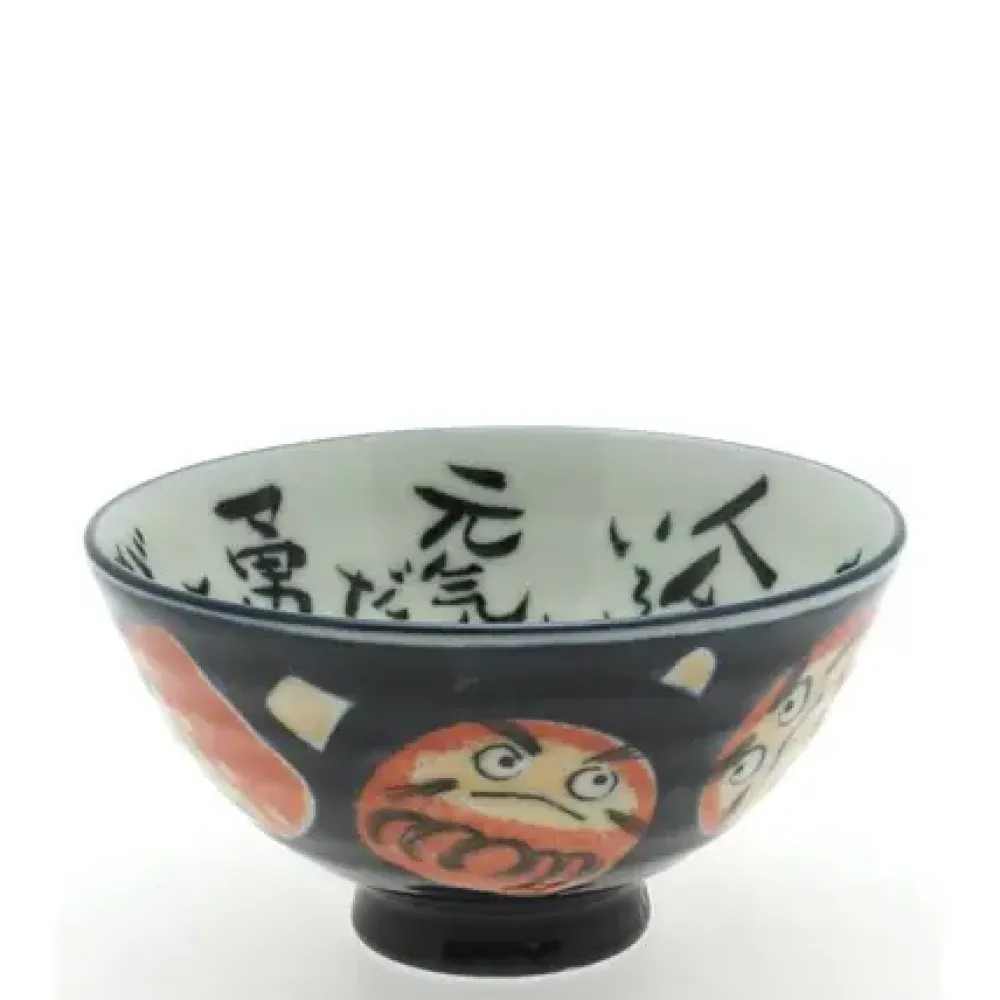 Rice Bowl Daruma Dark Blue^MIYA Company New