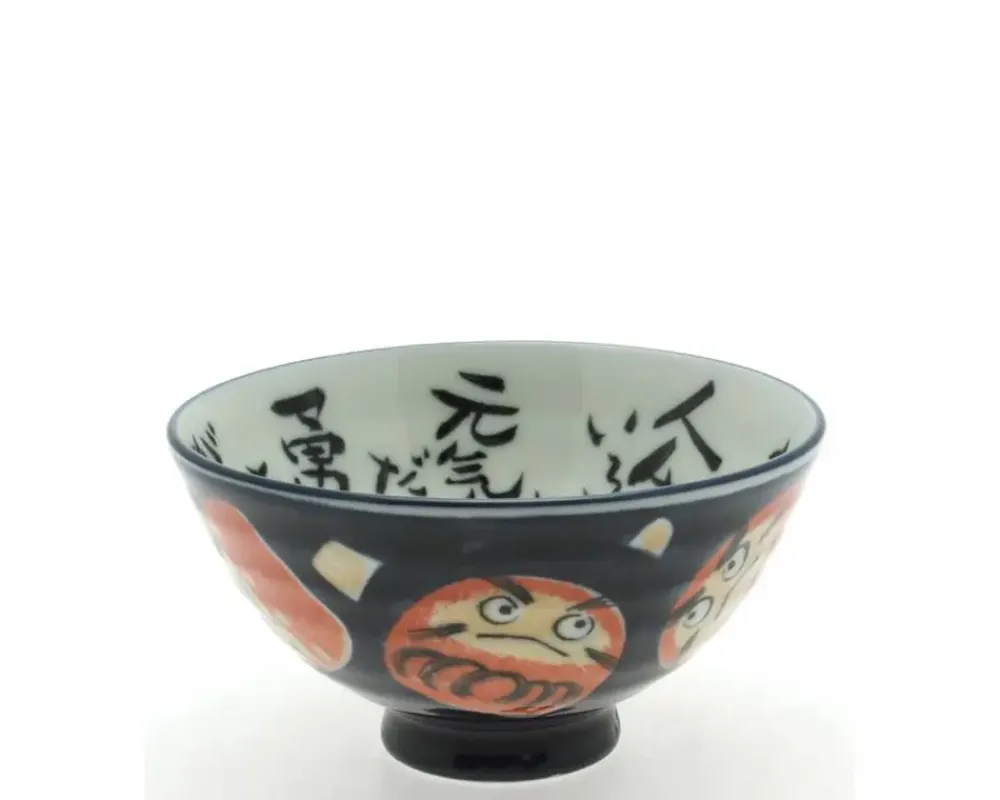 Rice Bowl Daruma Dark Blue^MIYA Company New