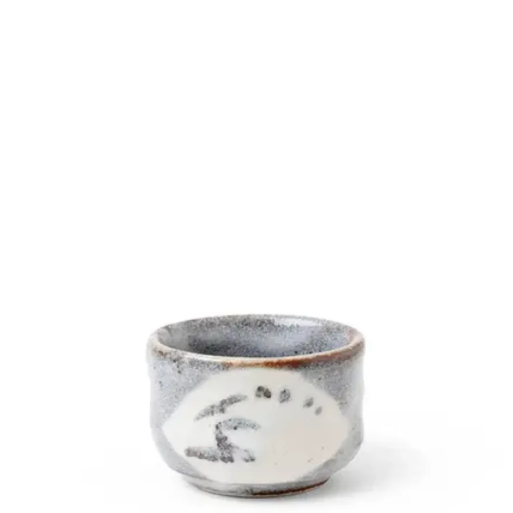 Sake Cup 2.5 Oz. Gray/White^MIYA Company Shop