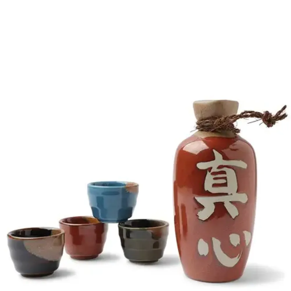 Sake Set Tetsuaka Magokoro^MIYA Company Sale