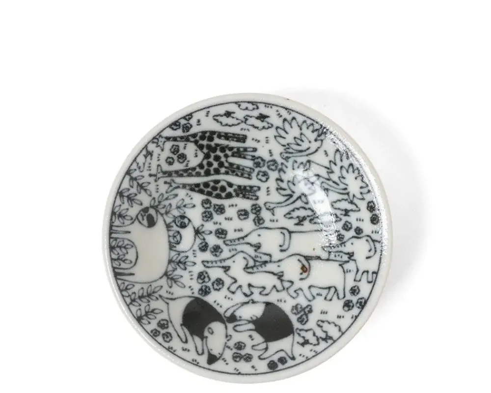 Sauce Dish 4" Happy Animals^MIYA Company Clearance