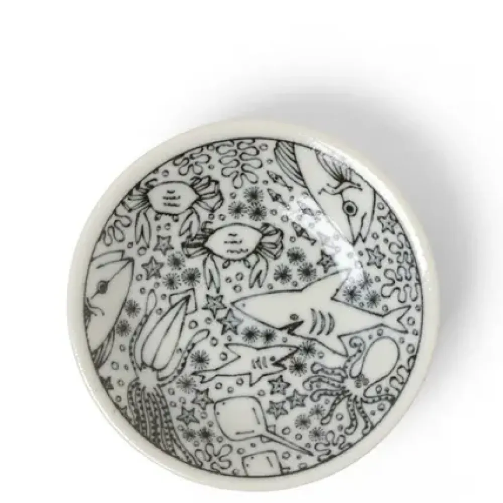 Sauce Dish 4" Happy Sea Creatures^MIYA Company Best Sale