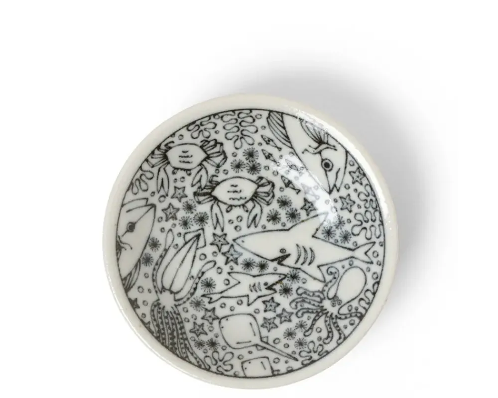 Sauce Dish 4" Happy Sea Creatures^MIYA Company Best Sale