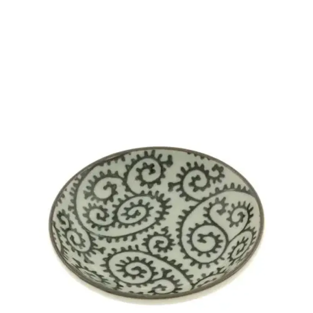 Sauce Dish 3-5/8" Indigo Arabesque^MIYA Company Cheap