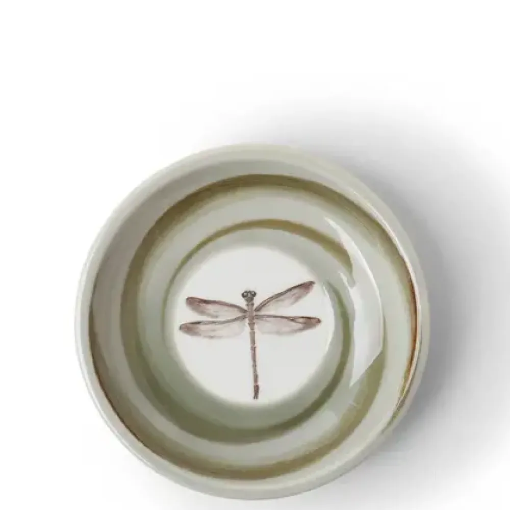 Sauce Dish 3-3/4" Spiral Dragonfly^MIYA Company Fashion