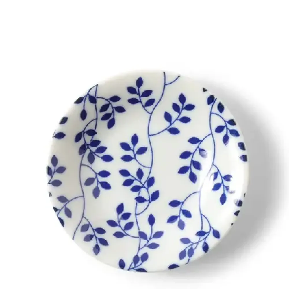 Sauce Dish Blue & White Floral^MIYA Company Cheap