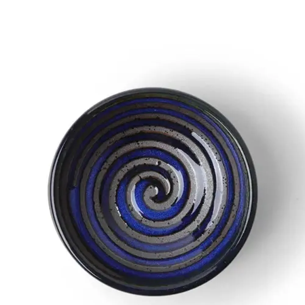 Sauce Dish Lapis Crystalline Swirl^MIYA Company Clearance