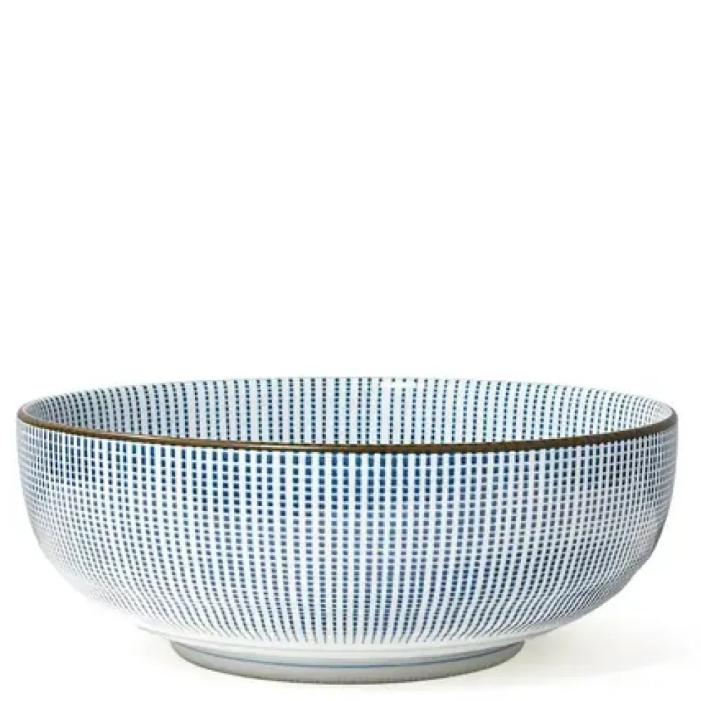 Sendan Tokusa 8.5" Shallow Bowl^MIYA Company Shop