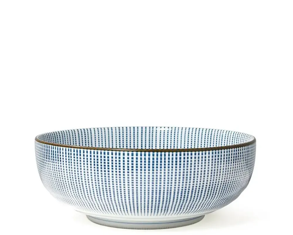 Sendan Tokusa 8.5" Shallow Bowl^MIYA Company Shop