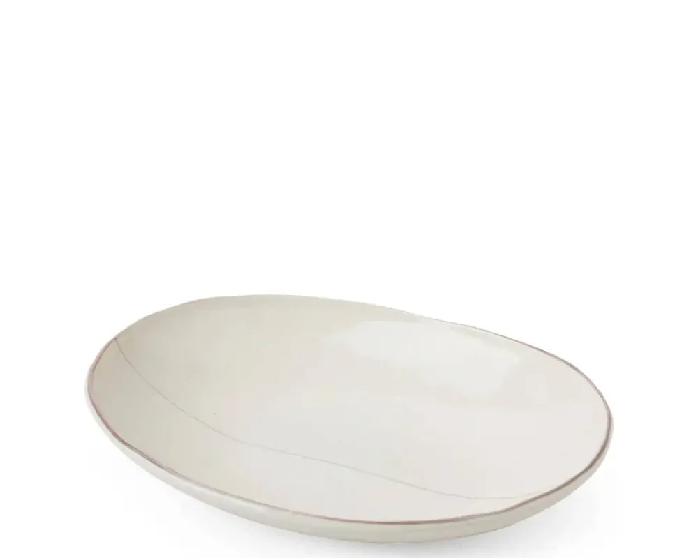 Shiratama 9.5" X 7" Oval Bowl^MIYA Company Clearance