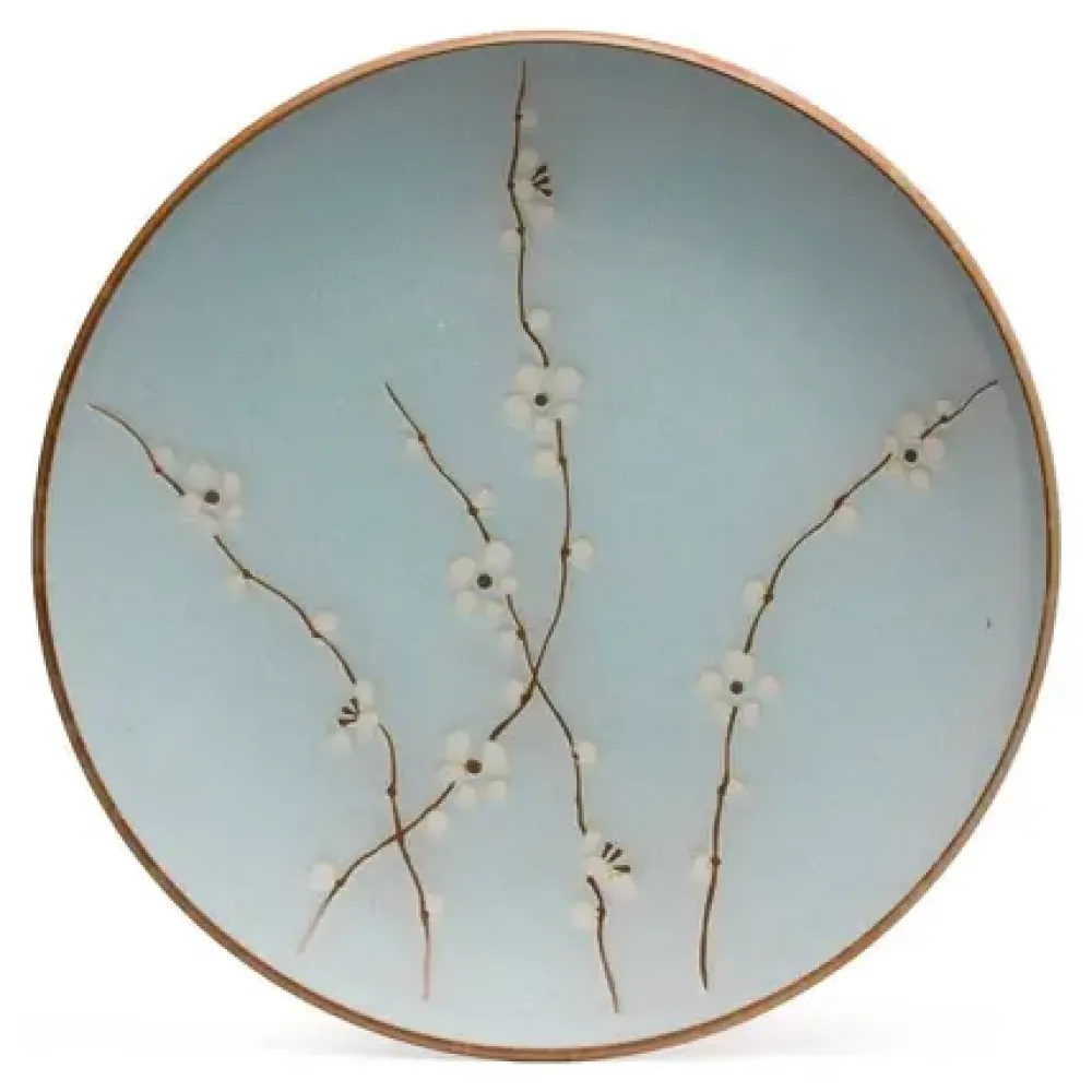 Spring Blossoms 11.25" Round Plate^MIYA Company Online