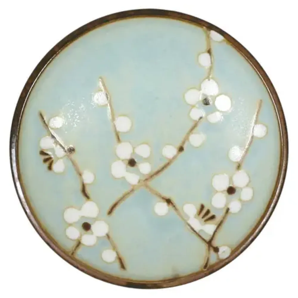 Spring Blossoms 4" Round Plate^MIYA Company Cheap