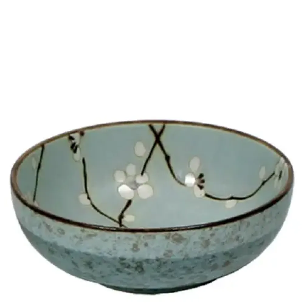 Spring Blossoms 6" Shallow Bowl^MIYA Company Online